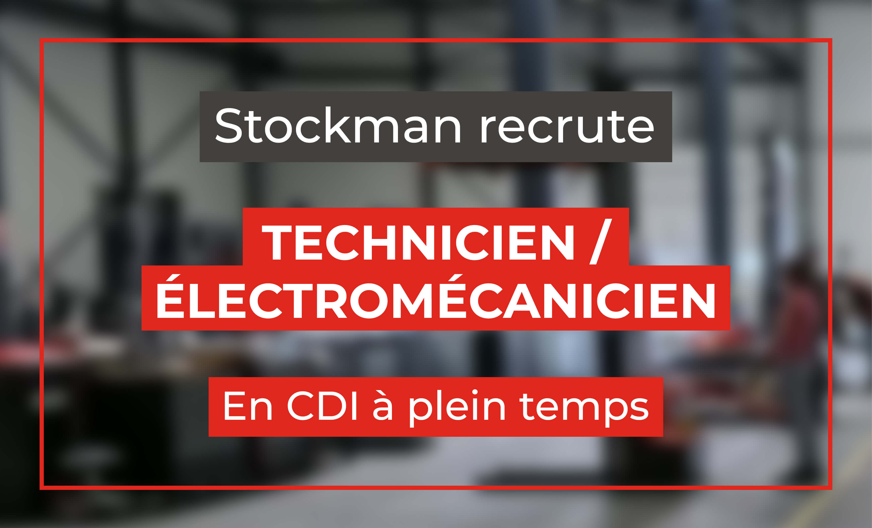 TECHNICIEN / ÉLECTROMÉCANICIEN QUALIFIÉ - DIAGNOSTIQUES, DÉPANNAGE, CONSEILS (H/F)<br>